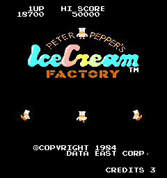 Peter Pepper's Ice Cream Factory (Cassette, set 1)